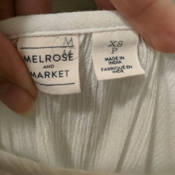 Summer Ruffle Blouse with Eyelet Detail - Picture 4 of 5